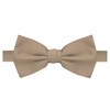 Jacob Alexander Solid Color Men's Bowtie and Hanky Set -