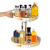 Lazy Susan Organizer Turntable 2 Tier – Height Adjustable 12