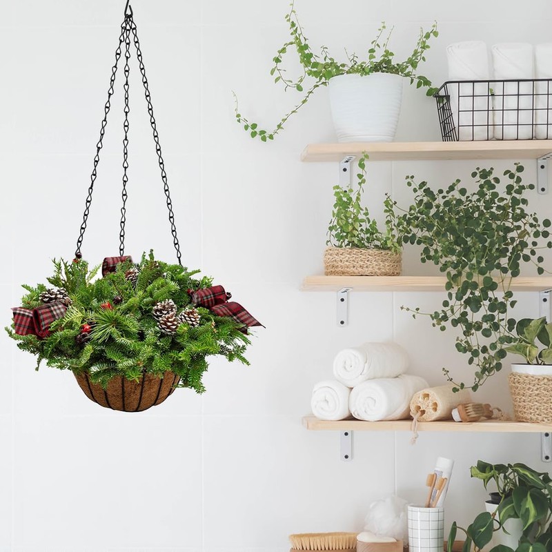 YSYONM Hanging Baskets Chains 16Inch Plant Hanging Chains 3 Leads