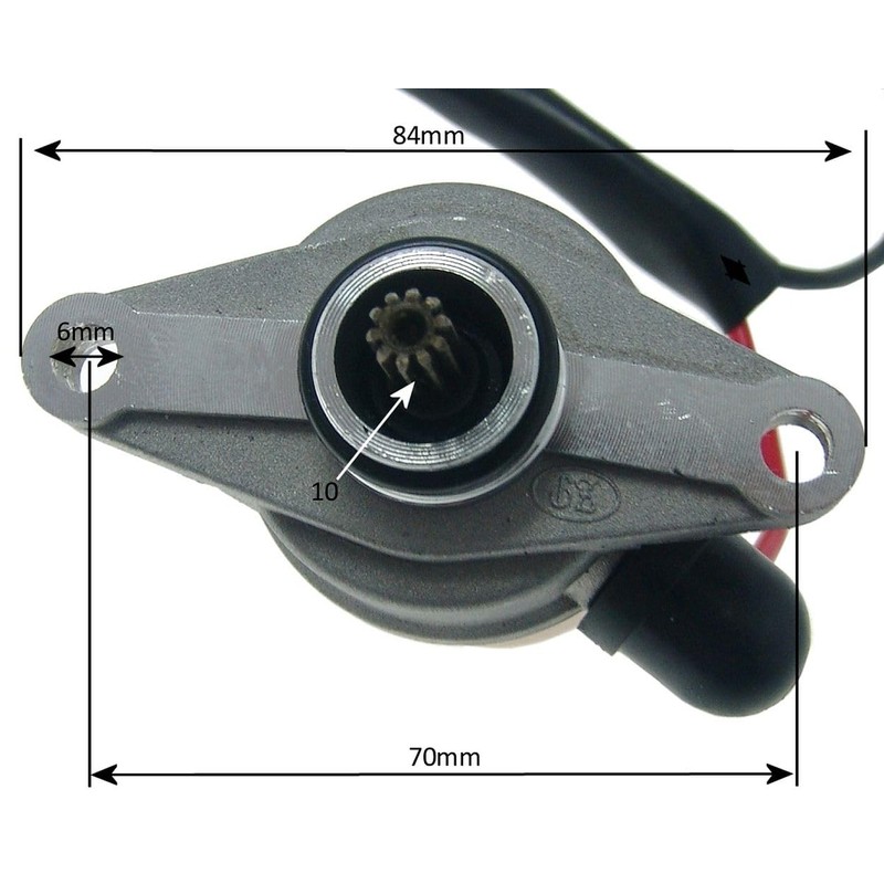 Starter Motor for Flex Tech Cavallino 50cc, Cityleader, Firenze, Fun,
