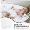 Mobestech Bathtub Splashing Guard Kitchen Sink Board for Bathroom PVC