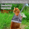 Cat Harnesses and Puppy Harness with Leashes Set, Escape Proof