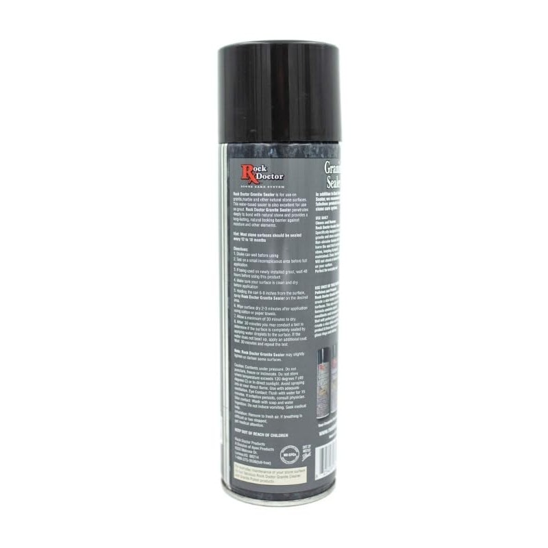 Rock Doctor Granite Sealer Spray 18 oz Bundle with Microfiber