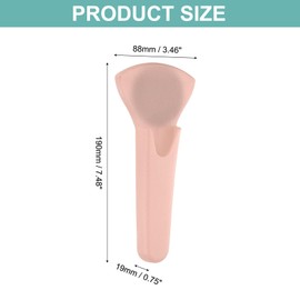 sourcing map Magnetic Scissor Holder, 7.48" x 3.46" Plastic Scissors Cover Durable Waterproof Protector Portable with Round Magnetic Absorber for Kitchen Shears, Pink