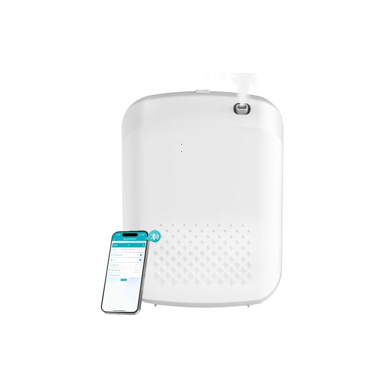 Difusor de Aceite Esenciales Bluetooth 400ml, 5 Modos Control App,