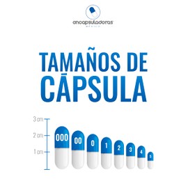 ENCAPSULADORAS MEXICO Capsulas Vacias #0, 100 cápsulas, Transparente Vegetales Veganas