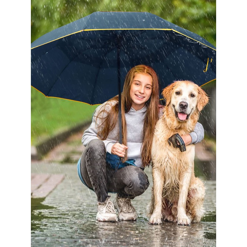 Kalolary Extra Large Golf Umbrella Folding Umbrella Rainproof Compact Oversize,