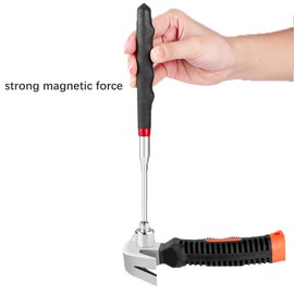 Heavy-Duty Telescopic Magnetic Pickup Tool, 20 lb (9 kg), Extendable from 18.5 cm to 76.5 cm