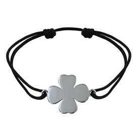 Les Poulettes Jewels - Sterling Silver Bracelet Black Link