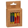 Papyrus Eco-Friendly Birthday Candles, Layered Primary Colors (12-Count)