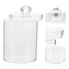 STOBAZA 4pcs Cotton Swab Dispenser Organizers with Lid Compact Bathroom