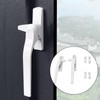 Yuiturt UPVC Window Handles, 2 Pcs White Cockspur Window Handle