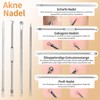 Mitesserentferner Porenreiniger,Gesicht Porensauger,Blackhead Remover Pickelentferner,Mitesser Entferner mit 5 Austauschbare Saugköpfe