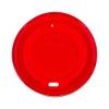 VEPATIM 200 Red Dome Lids for Paper Cups Coffee to
