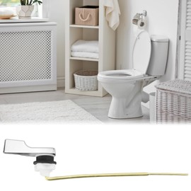 PuritySage Universal Toilet Handle Replacement,Universal Toilet Flush Handle,Compatible with American Standard/Mansfield/Gerber Toilet Tank,Front of Toilet Flush Tank Lever Handle,Chrome