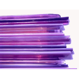 Devardi Glass Handmade Rods, COE 104 Mixed Purples - 1 Lb Lampwork, Beadmaking