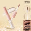 Double Ended Liquid Eyeshadow, 2-in-1, Brightening Eye Shadow Liquid Highlighter
