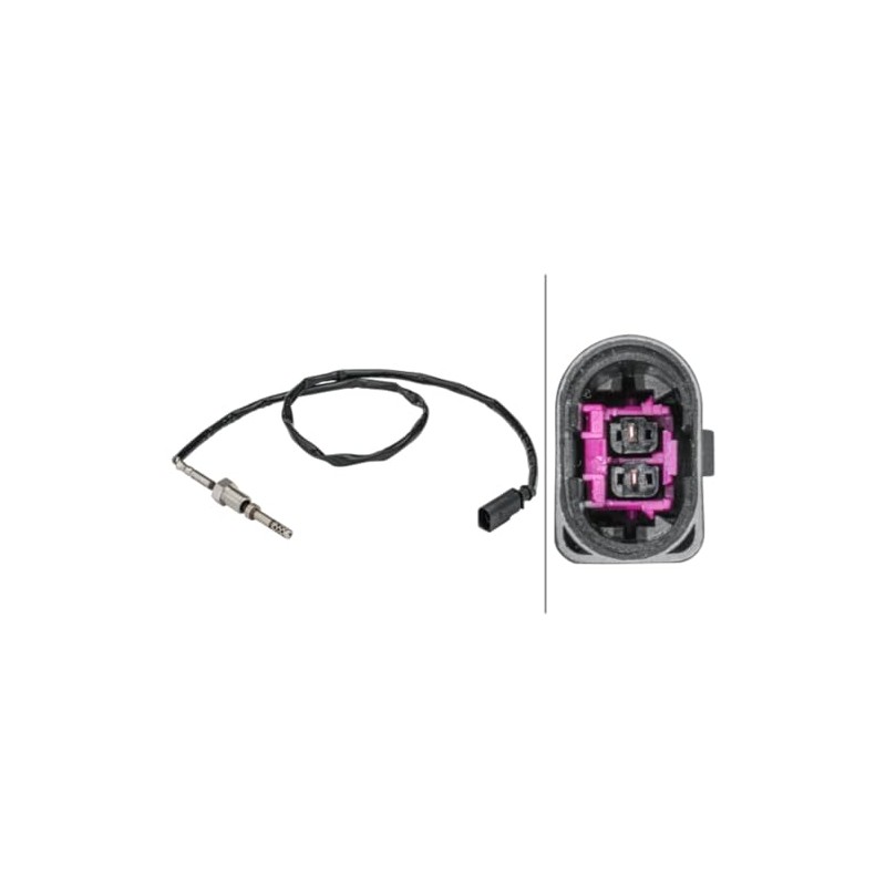HELLA 6PT 358 181-561 Sensor, Exhaust Gas Temperature – 2-Pin