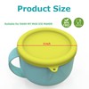 2Pack Silicone Lids for Dash My Mug Ice Cream Maker,