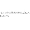 Tapestry Of Truth - Psalm 95:6 - TOT13681 - Wall