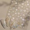 HYWWPFLAY 2 Sheets 5D Embossed Beach Nail Stickers - Starfish,