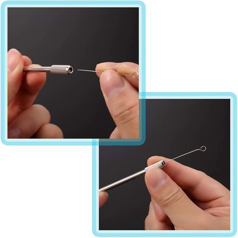 80 Pcs Inoculating Needle, 5 mm Nichrome Tips Inoculating Loop,