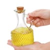 CALLARON 2Pcs Glass Oil Bottles 14Oz Oil Dispenser with Cork