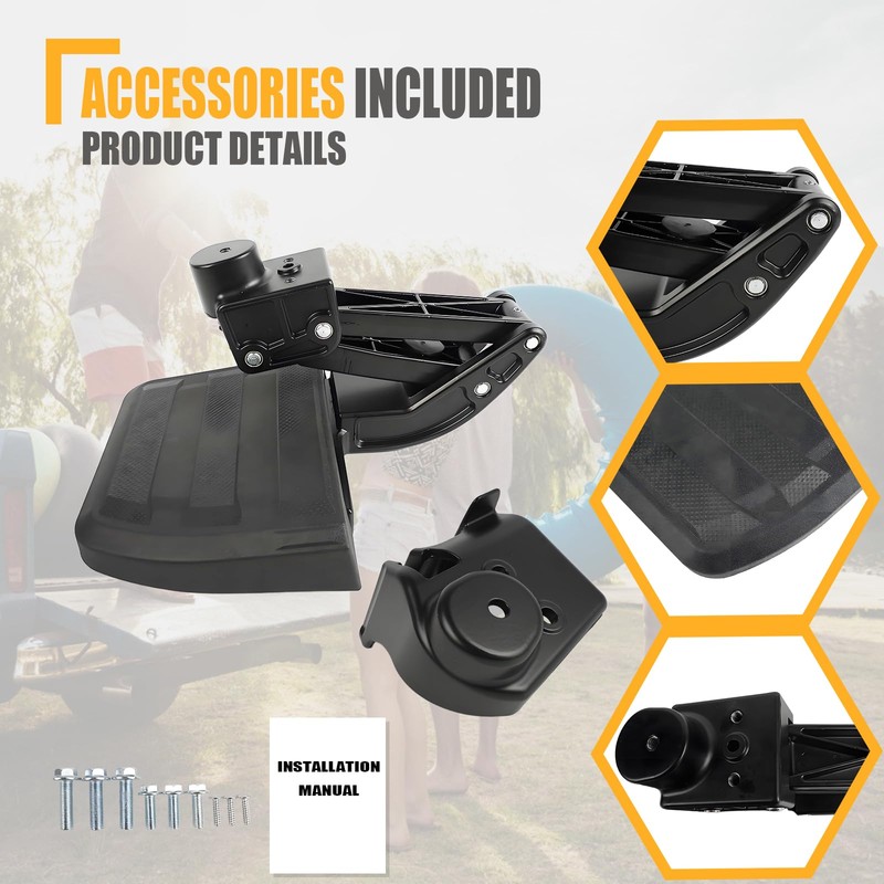 GSPSCN Tailgate Bedstep Rear Bed Step Replacement for Toyota Tacoma