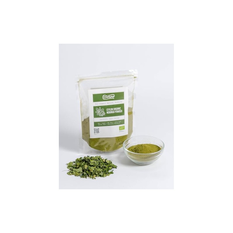 Ceylon Organic Moringa Powder, 100g, Rich Aroma, Unique Flavour