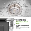 Kitchen And Bar Sink, 15x17 Inch Stainless Steel Drop In