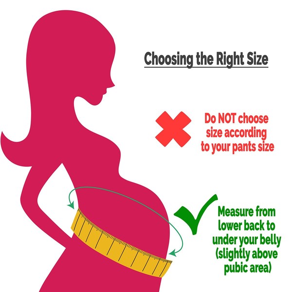 Neotech Care - Cinturón de apoyo para embarazo, espalda, abdomen, ombligo (beige, M)