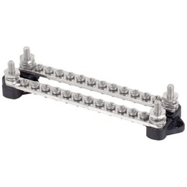 BEP BB-6W-2NC/DSP Multi Purpose Bus Bar, 6 Way/100A x 2 (w/Cover)
