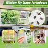 Qualirey 30 Pack XL Window Fly Traps for Indoors, Extra
