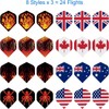 HRLORK 12 Packs Darts Set Plastic Soft Tip Darts Flights