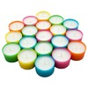 Stonebriar 96 Pack Multicolor Tea Lights, Colorful Tea Candles, Unscented,