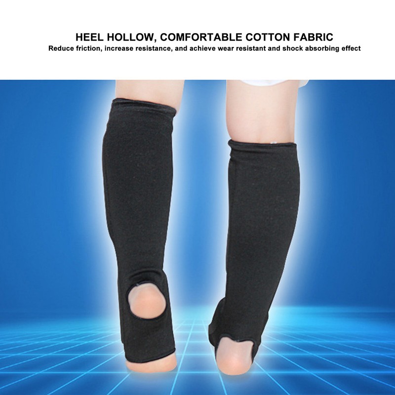 1 Pair Kickboxing Fighting Karate Leg Guard Shinguard Taekwondo Leg