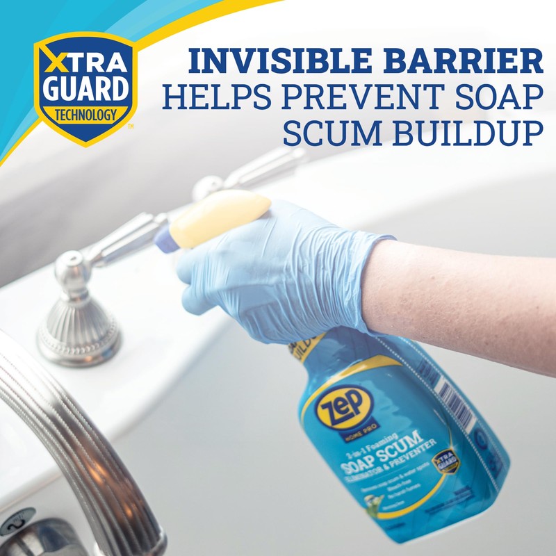 Zep Home Pro 2-in-1 Foaming Soap Scum Eliminator and Preventer,