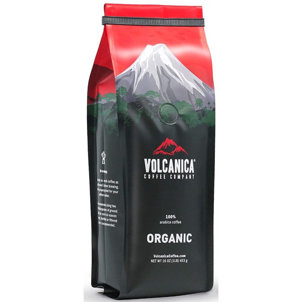 Ethiopian Yirgacheffe Coffee, Organic, Ground, Fresh Roasted, 16-ounce