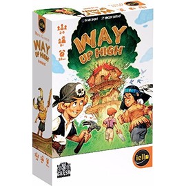 Iello IEL51294 Way Up High Mini Board Game, Multicolour