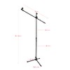 Stand´s 2 para micrófono Hebikuo M200, doble, con boom y