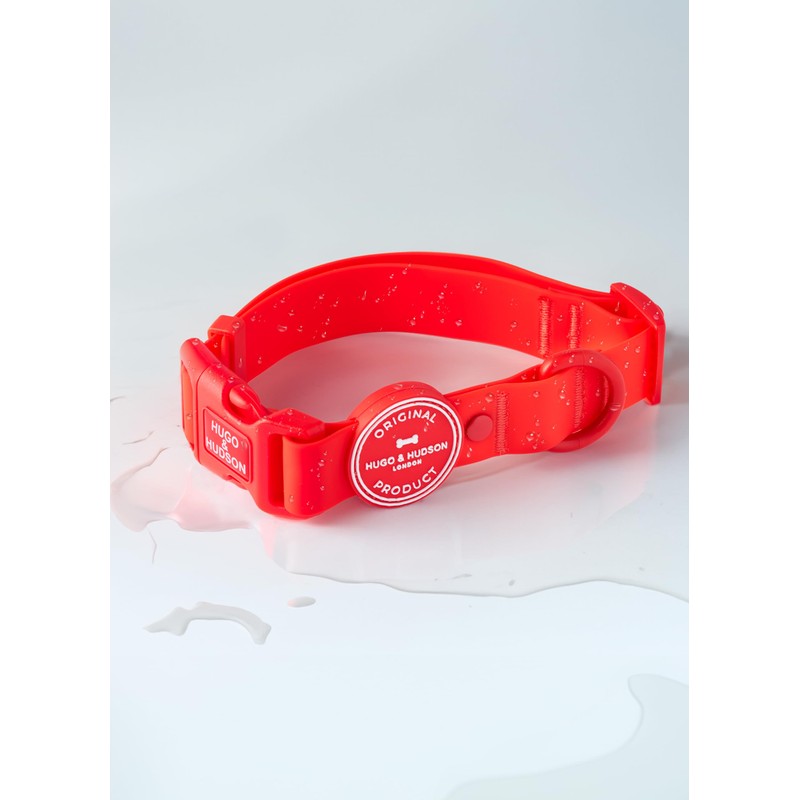 HUGO & HUDSON Waterproof Dog Collar, Anti Odor and Easy