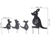 4pcs Iron Art Animal Decoration Ingenious Multi Purpose Kangaroo Plugin