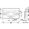 KITCHEN WALL UNIT BRACKET /PLATES (2PAIRS)
