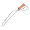 Log Tongs Beech Wood Handle Stainless Steel Clamp High Temperature