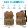 JAEP Camera Backpack - Weather Resistant 16 Ounces Waxed Memory