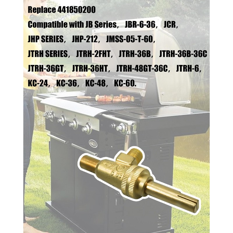 Gas Burner Valve Fit for Jade JBR-6-36 JCR JHP Series