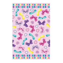 Asahi Koyo Ribbon Pattern Leisure Sheet, S Size, Approx. 23.6 x 35.4 inches (60 x 90 cm)