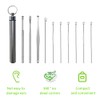 Ram® 10 Pieces Ear Wax Removal Kit Stainless Steel Professional