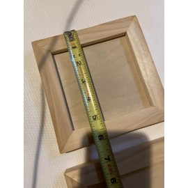 Unbranded Wooden Frame for DIY Art Painting Picture Frames Home Decor Lot Of 2 Unfinished