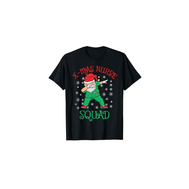 Santa Christmas Nurse Squad T-Shirt